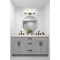 Z-Lite Grayson Vanity, 3-Light, 23 In.W x 5.75 In.L x 8.5 In.H, Brushed Nickel/Clear + Etched Opal 1949-3V-BN - alternate 7